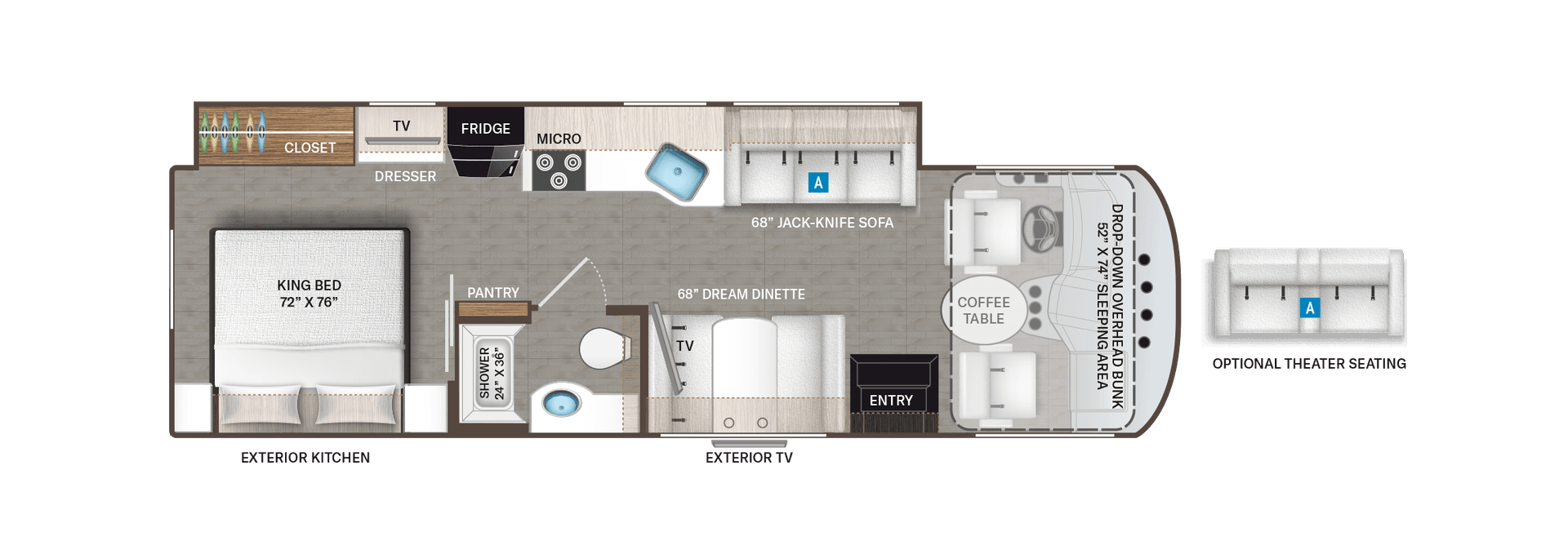2026 Thor Motor Coach 2026 Thor Motor Coach Hurricane - thumbnail 2