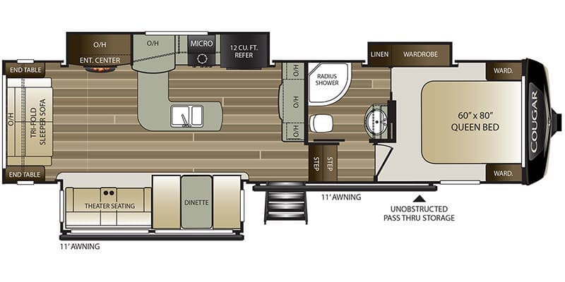 2020 Keystone RV 2020 Keystone RV Cougar - thumbnail 2